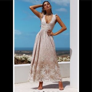 HELLO MOLLY Gold on the ceiling dress